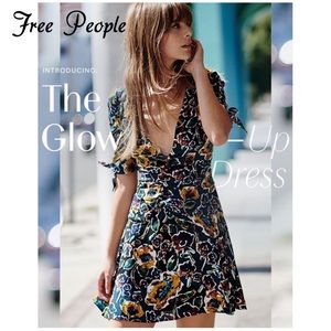 Free People Glow Up Mini Dress